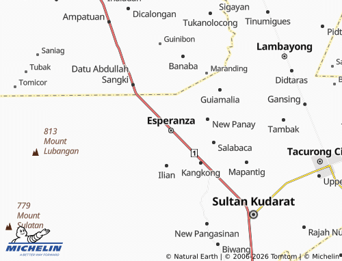 MICHELIN Esperanza map - ViaMichelin