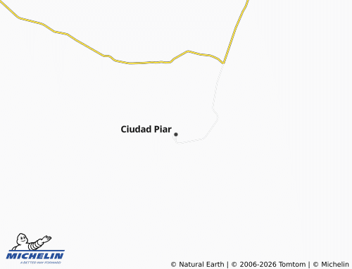 Mapa MICHELIN Ciudad Piar - ViaMichelin