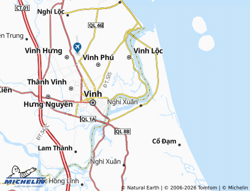 Mapa MICHELIN Hưng Hòa - ViaMichelin