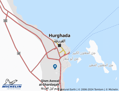 MICHELIN Hurghada map - ViaMichelin