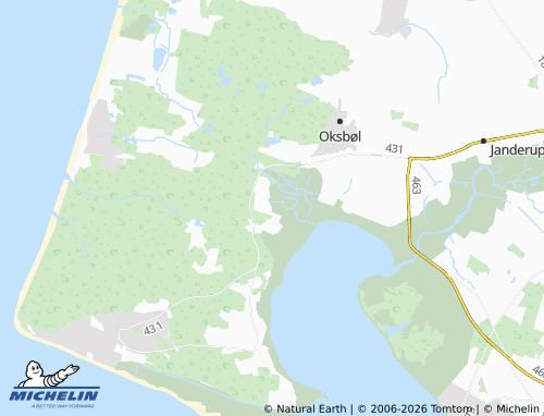 Mappa MICHELIN Mosevrå - ViaMichelin