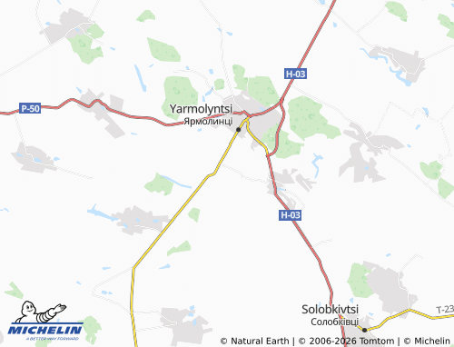 Carte MICHELIN Tomashivka - ViaMichelin