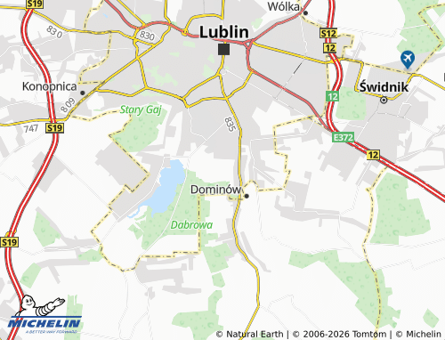 Mapa MICHELIN Abramowice - ViaMichelin