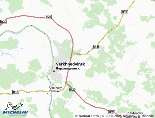 MICHELIN-Landkarte Bel'kovshchina - ViaMichelin