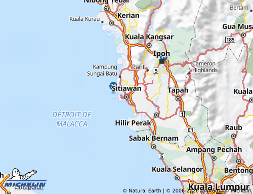 MICHELIN Dinding map - ViaMichelin