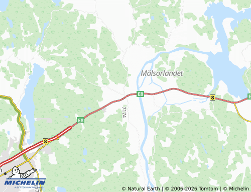 MICHELIN-Landkarte Kvevlax - ViaMichelin