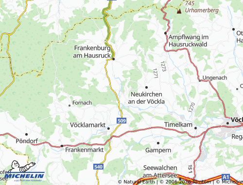 MICHELIN Zipf map - ViaMichelin
