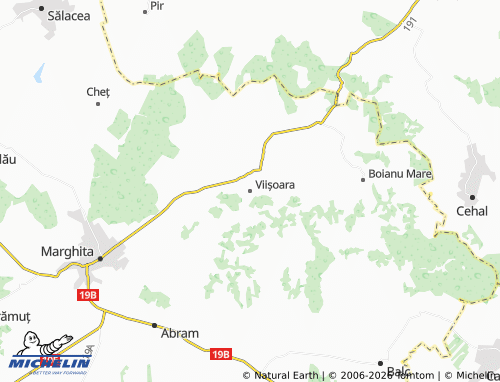 MICHELIN Viișoara map - ViaMichelin