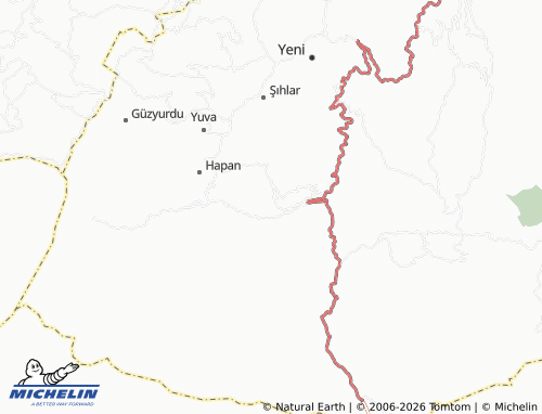 MICHELIN Tepeköy map - ViaMichelin