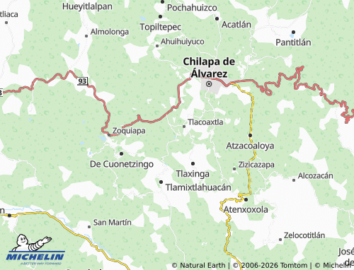 Mapa MICHELIN Cuauhtenango - ViaMichelin