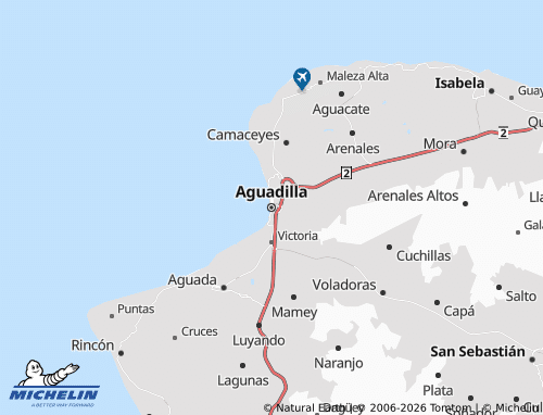 MICHELIN Aguadilla map - ViaMichelin