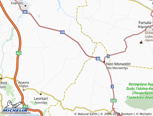 MICHELIN Grammatiko map - ViaMichelin