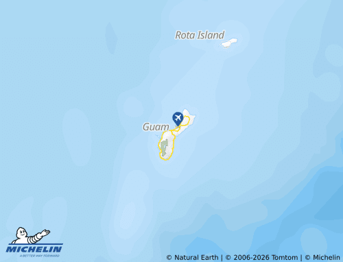 Carte MICHELIN Guam - ViaMichelin