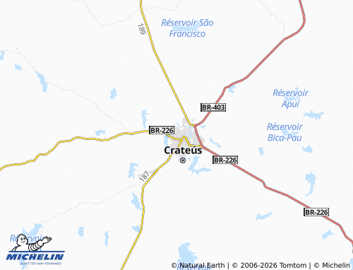 Mapa MICHELIN Altamira Bairro de Crateús - ViaMichelin