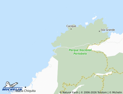 Kaart MICHELIN Portobelo - ViaMichelin