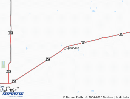 Carte MICHELIN Spearville - ViaMichelin