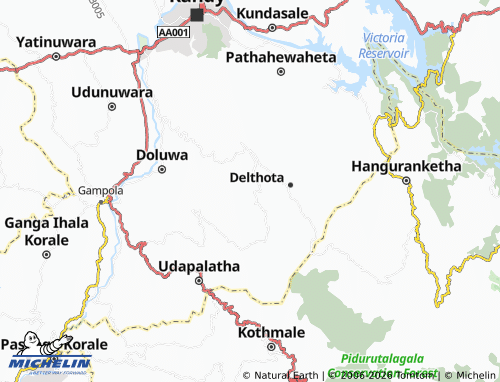 MICHELIN Thumpelawaka map - ViaMichelin