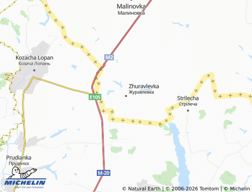 MICHELIN Zhuravlevka map - ViaMichelin