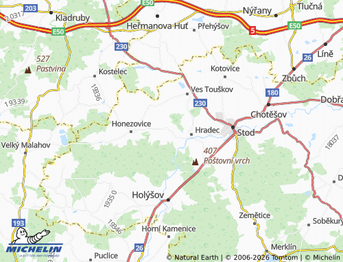 Mapa MICHELIN Lisov - ViaMichelin