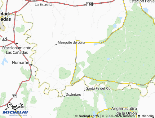 Mappa MICHELIN El Infiernillo - ViaMichelin