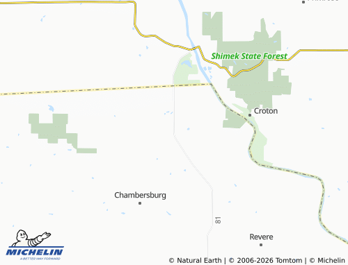 Mappa MICHELIN Anson - ViaMichelin