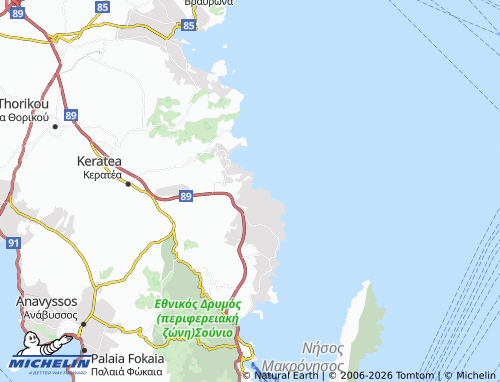 Mapa MICHELIN Vgethi - ViaMichelin