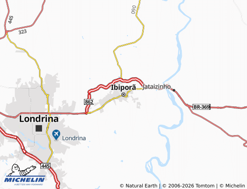MICHELIN-Landkarte Ibiporã - ViaMichelin