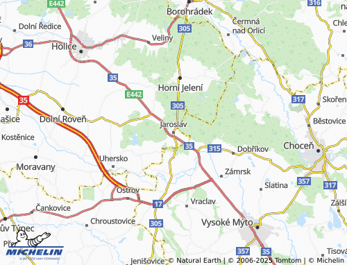 Mappa MICHELIN Jaroslav - ViaMichelin