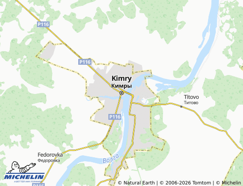 Carte MICHELIN Kimry - ViaMichelin