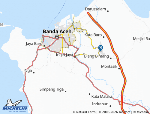 MICHELIN Ingin Jaya map - ViaMichelin