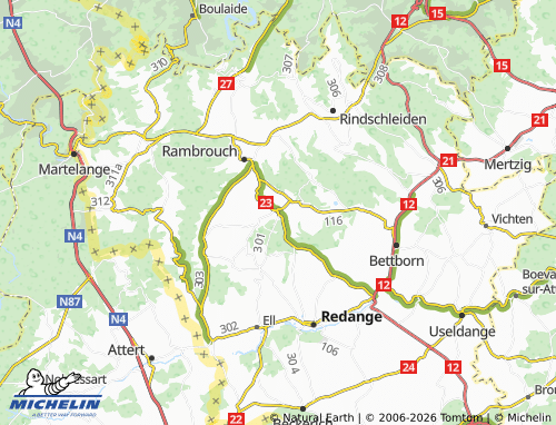 Mapa MICHELIN Hostert - ViaMichelin