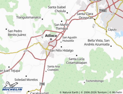 Mapa MICHELIN San Félix Hidalgo - ViaMichelin