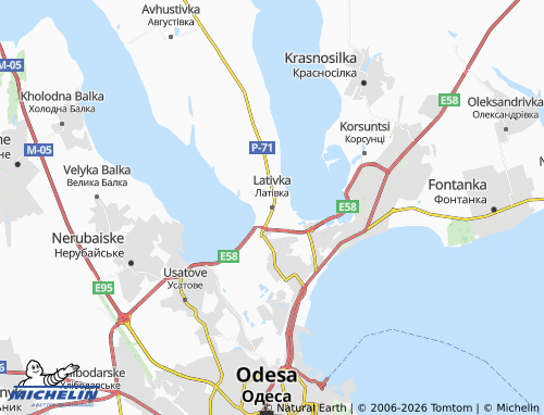 Mapa MICHELIN Lativka - ViaMichelin
