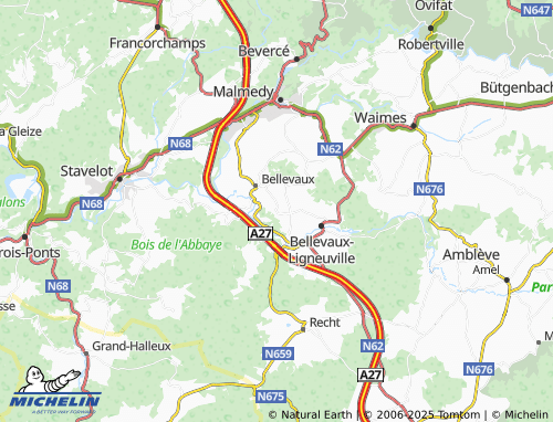 Mapa MICHELIN Reculémont - ViaMichelin