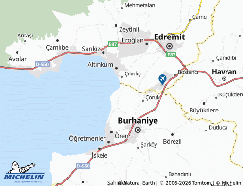 MICHELIN Orjan map - ViaMichelin