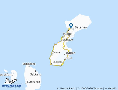 MICHELIN Panatayan map - ViaMichelin