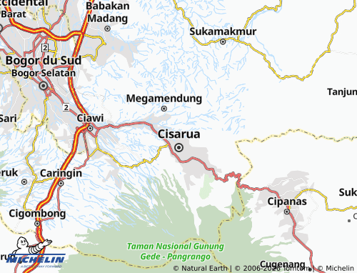 MICHELIN-Landkarte Jogjogan - ViaMichelin