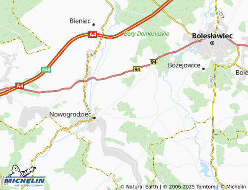 MICHELIN Zabłocie map - ViaMichelin
