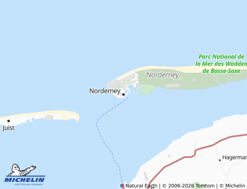 MICHELIN Norderney map - ViaMichelin
