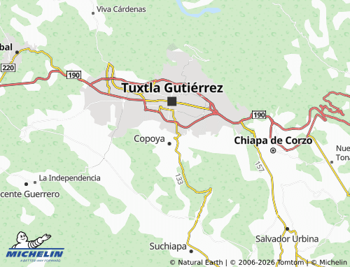 Mapa MICHELIN Lomas del Pedregal - ViaMichelin