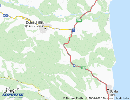 Kaart MICHELIN Rudnik - ViaMichelin