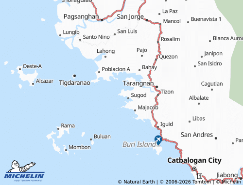 MICHELIN Bisitahan map - ViaMichelin