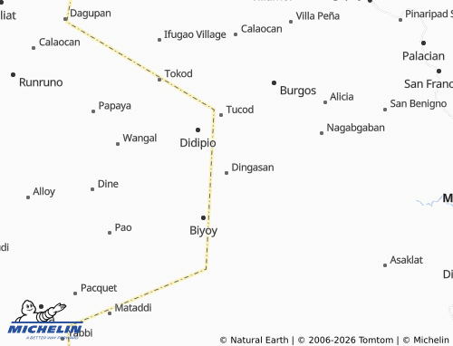 Mappa MICHELIN Dingasan - ViaMichelin
