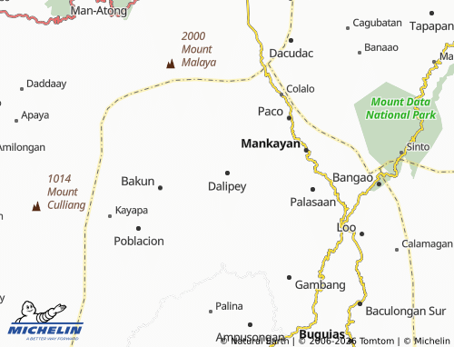 MICHELIN Dalipey map - ViaMichelin