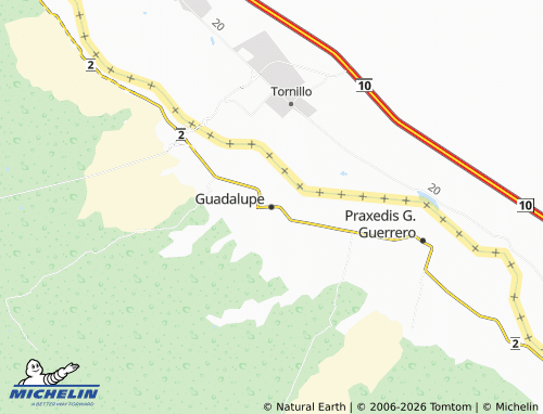 Mappa MICHELIN Guadalupe - ViaMichelin