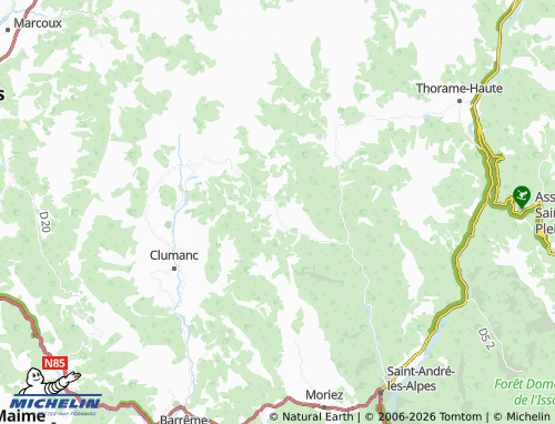 MICHELIN Lambruisse map - ViaMichelin