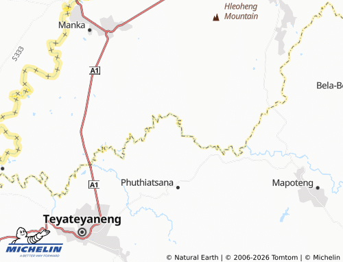 MICHELIN Ha Masobela map - ViaMichelin