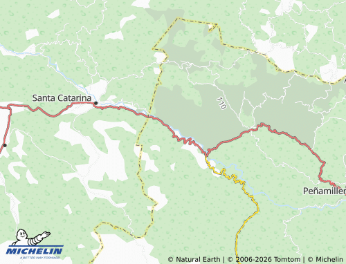 Mapa MICHELIN Agua Caliente - ViaMichelin