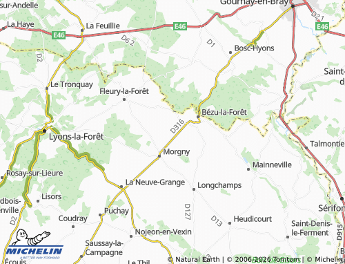 MICHELIN-Landkarte La Panne - ViaMichelin