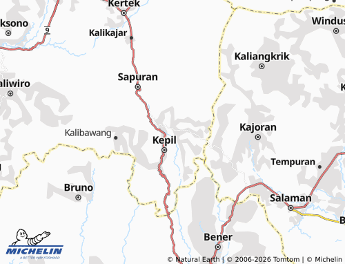 MICHELIN Kapulogo map - ViaMichelin